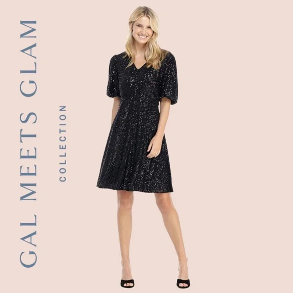 Gal Meets Glam | Dresses | Gal Meets Glam Farris Sequin Fit And Flare Dress  | Poshmark